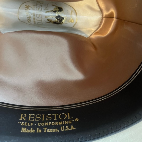 Men’s Resistol 4X Beaver Felt Cowboy Hat - Picture 5 of 6